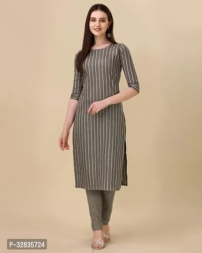 Stylish Multicoloured Cotton Kurta For Women-thumb0