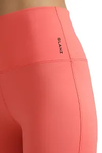 GLANZ COMFORT WEAR Women  Girls Cycling Shorts for Gym Yoga Swimming Dancing Exercising Basketball (M, Pink)-thumb4