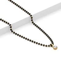 American diamond gold plated short mangalsutra-thumb2