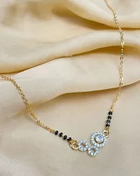 American Diamond Wedding Short Mangalsutra-thumb2