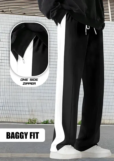 Trendy Polyester Regular Track Pants For Men 