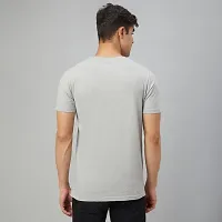 Stylish Grey Cotton Tees For Men-thumb1