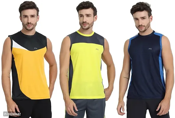 FTX Men's Dri-Fit Round Neck T-Shirt - 709-PO3-thumb0