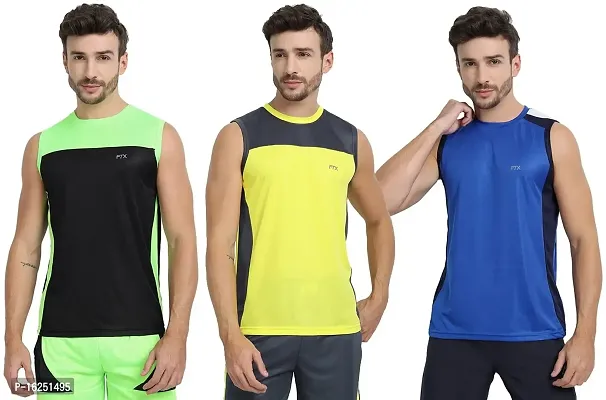 FTX Men's Dri-Fit Round Neck T-Shirt - 709-PO3