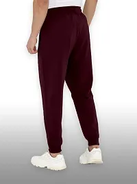 FTX Men Solid Maroon Track Pant-thumb1