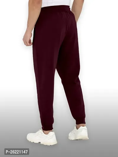 FTX Men Solid Maroon Track Pant-thumb2