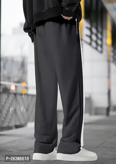 FTX Men Cut  Sew Baggy Fit Grey Track Pant-thumb2