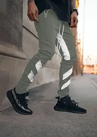 FTX Men Cut  Sew Tapered Fit Olive Track Pant-thumb3