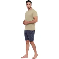 FTX Men's Printed Knitted Cottonpoly Shorts - Pack of 2-thumb4