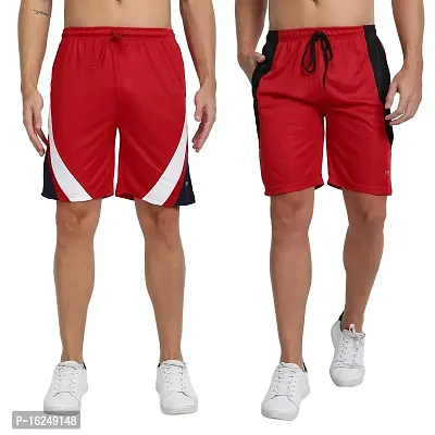 FTX Men's Micro Dri-Fit Knitted Shorts Combo - Pack of 2 (704)