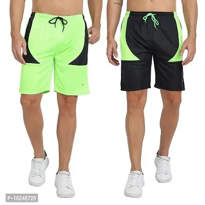 FTX Men's Micro Dri-Fit Knitted Shorts Combo - Pack of 2 (704)