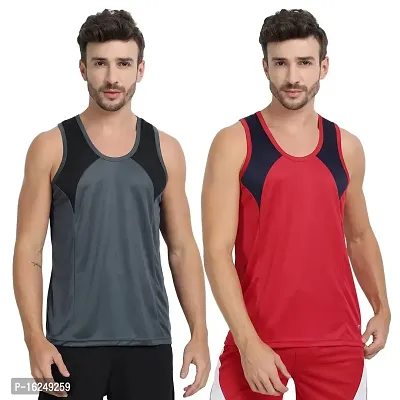 FTX Men's Round Neck Polyester Vest (Pack of 2)-thumb0