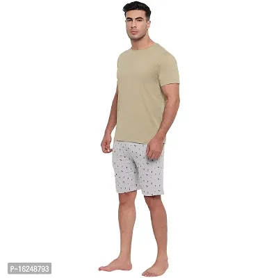 FTX Men's Printed Knitted Cottonpoly Shorts - Pack of 2-thumb5