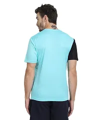 FTX Men's Dri-Fit Round Neck T-Shirt Combo - Aqua Blue, Orange, Gold (710_1-710_9-710_11)-thumb1