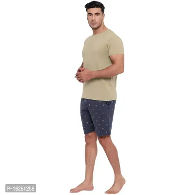 FTX Men's Printed Knitted Cottonpoly Shorts - Pack of 2-thumb5