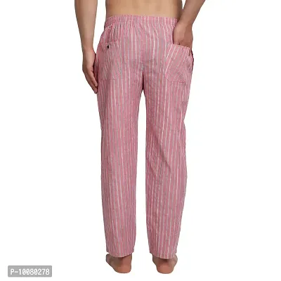Men Cotton Rich Striped Casual Pyjama-thumb2