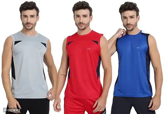 FTX Men's Dri-Fit Round Neck T-Shirt - 709-PO3