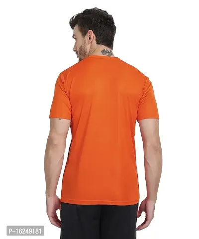 FTX Men's Dri-Fit Round Neck T-Shirt Combo - Aqua Blue, Light Green, Orange (710_1-710_8-710_9)-thumb4