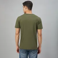 Stylish Green Cotton Tees For Men-thumb1