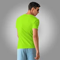 Stylish Green Polyester Tees For Men-thumb1