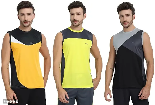 FTX Men's Dri-Fit Round Neck T-Shirt - 709-PO3