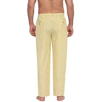 FTX Men's Striped Woven Polycotton Track Pants - Yellow-thumb2