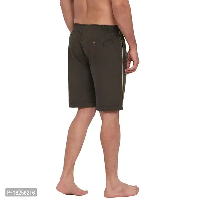 FTX Men's Solid Woven Cotton Shorts - Green-thumb3