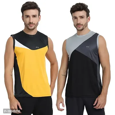 FTX Men's Dri-Fit Round Neck T-Shirt - 709-PO2