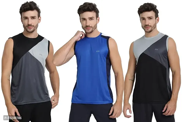 FTX Men's Dri-Fit Round Neck T-Shirt - 709-PO3