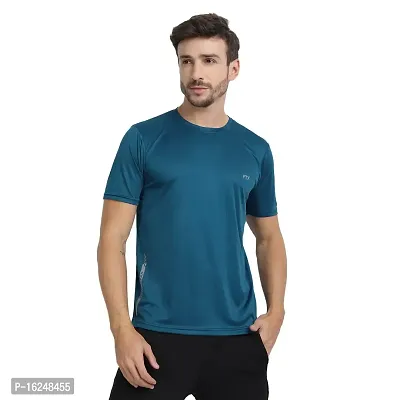 FTX Men's Dri-Fit Polyester Round Neck Half Sleeves T-Shirt- Pack of-thumb2