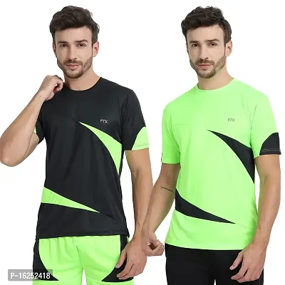 FTX Men's Dri-Fit Round Neck T-Shirt Combo - Pack of 2 (710)