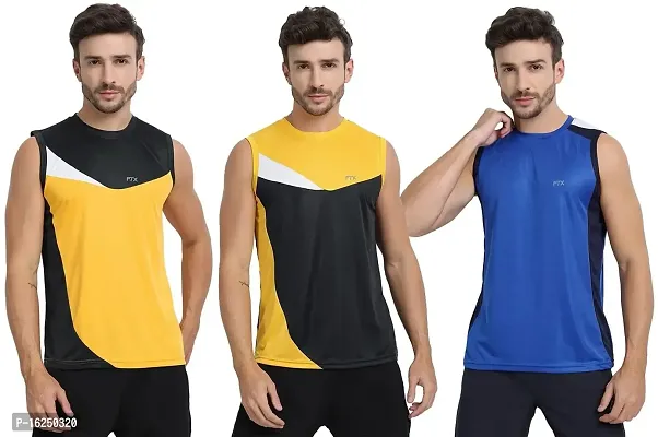 FTX Men's Dri-Fit Round Neck T-Shirt - 709-PO3