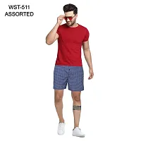 Drifit Mens Solid Roundneck Sleeveless Sports T-Shirt-thumb1