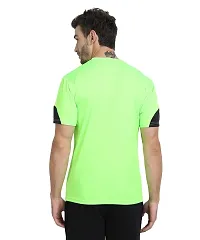 FTX Men's Dri-Fit Round Neck T-Shirt Combo - Aqua Blue, Light Green, Gold (710_1-710_8-710_11)-thumb2