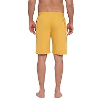 FTX Men's Solid Woven Cotton Shorts - Yellow-thumb2