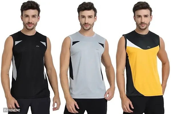 FTX Men's Dri-Fit Round Neck T-Shirt - 709-PO3-thumb0