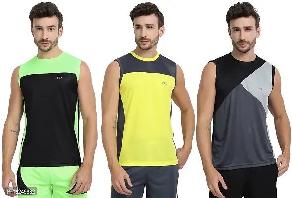 FTX Men's Dri-Fit Round Neck T-Shirt - 709-PO3