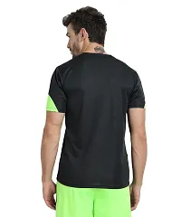 FTX Men's Dri-Fit Round Neck T-Shirt Combo - Aqua Blue, Light Green, Charcoal Black (710_1-710_8-710_10)-thumb3