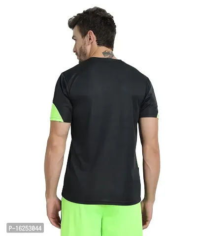 FTX Men's Dri-Fit Round Neck T-Shirt Combo - Aqua Blue, Light Green, Charcoal Black (710_1-710_8-710_10)-thumb4