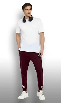 FTX Men Solid Maroon Track Pant-thumb4