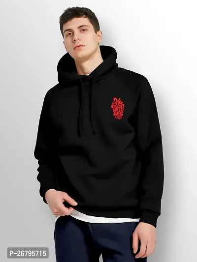 FTX Men Printed Full Sleeve Black Hoodie-thumb0