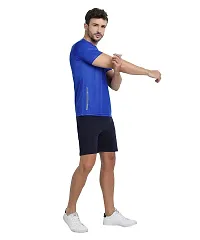 FTX Men's Dri-Fit Round Neck T-Shirt Combo - Pack of 2 (Royal Blue, Black - 723_1-723_2)-thumb3