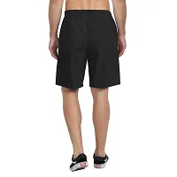 Men Solid Cotton Casual Shorts-thumb1