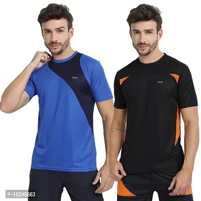 FTX Men's Dri-Fit Round Neck T-Shirt Combo - Pack of 2 (710)