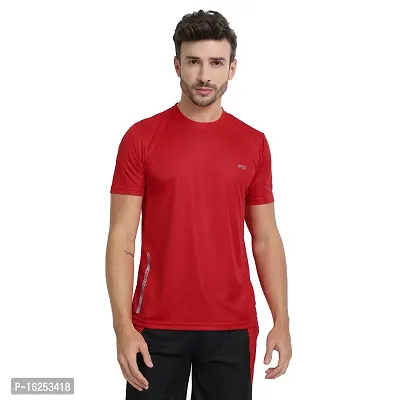 FTX Men's Dri-Fit Polyester Round Neck Half Sleeves T-Shirt- Pack of-thumb5