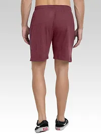 FTX Men Solid Maroon Short-thumb1