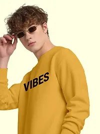 FTX Men Round Neck Printed Yellow Sweatshirt-thumb2