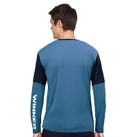 FTX Men Round Neck Full Sleeve Blue Tshirt-thumb1
