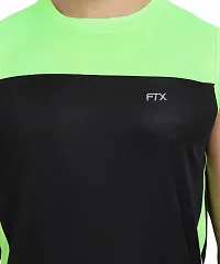 FTX Men's Dri-Fit Round Neck T-Shirt - Light Grey, Black, Royal Blue (709_1-709_6-709_9)-thumb4