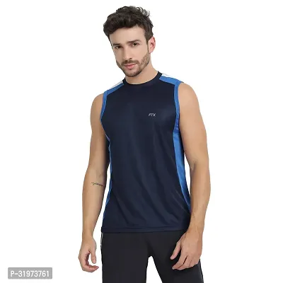 Stylish Multicoloured Polyester Colourblocked Gym Vest For Men Pack Of 3-thumb5